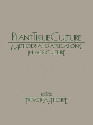 cover image of Plant Tissue Culture